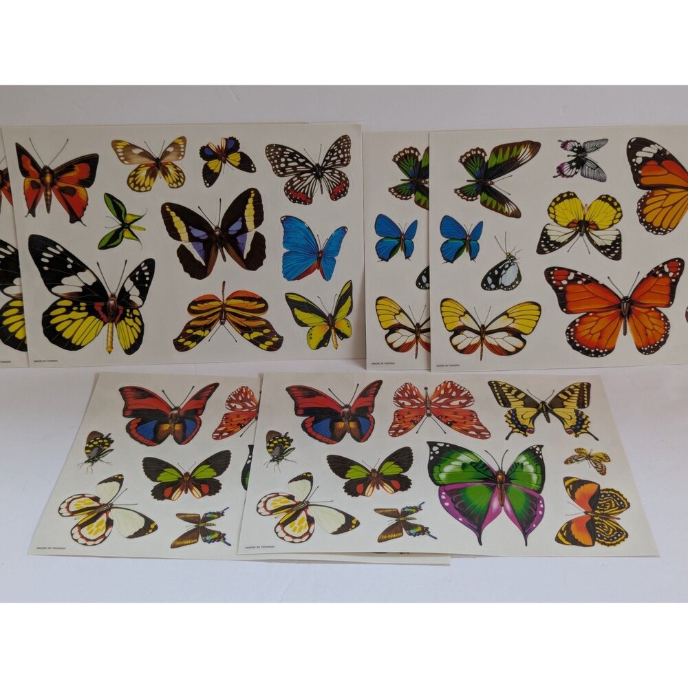 New Butterfly Self Adhesive Window Stickers Set Of 60